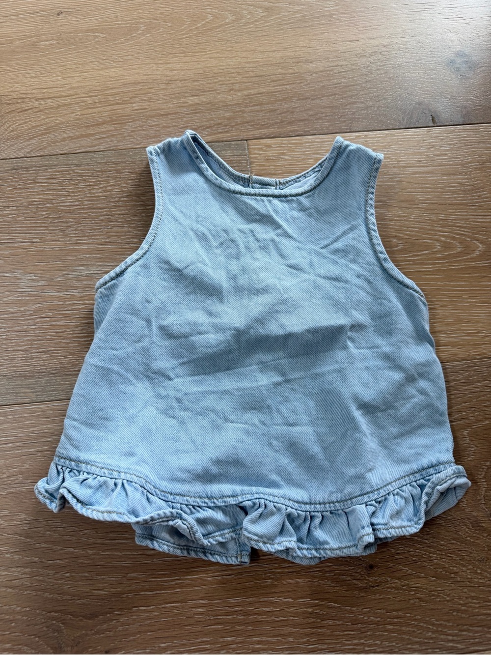 Zara kids soft denim Tank
